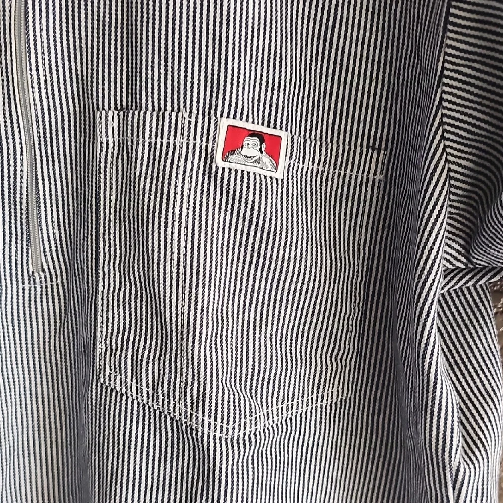 Classic Black and White Striped Men's Shirt - Picture 3 of 6